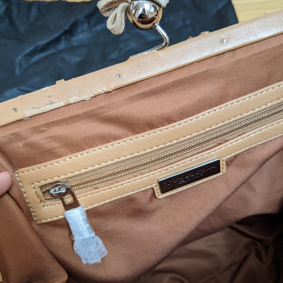 Tosca blu tan leather handbag - Picture 4 of 4